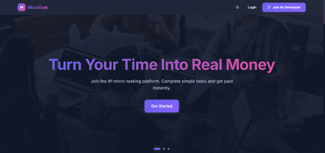 Micro Tasking & Earning Platform